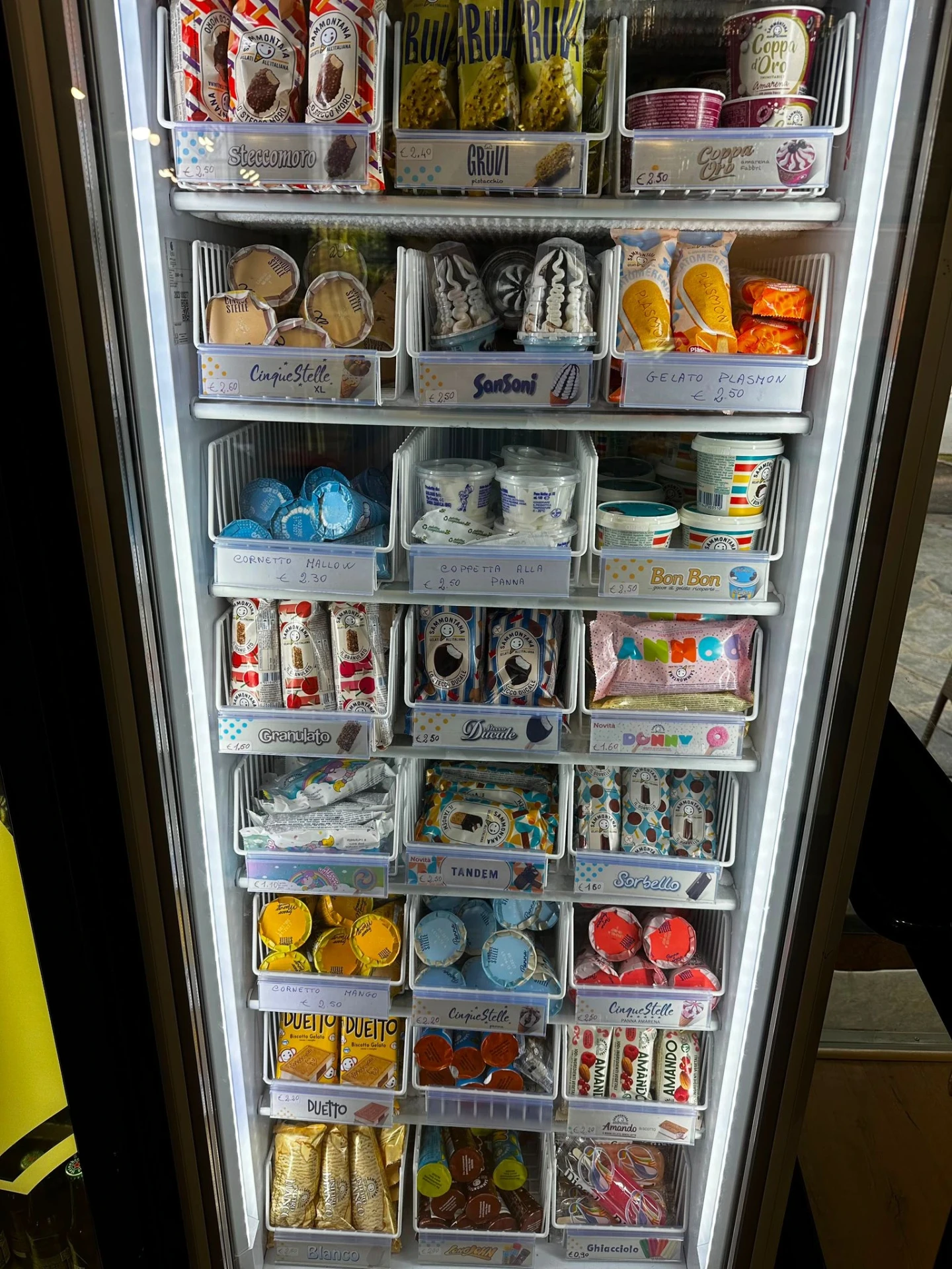 Vetrina gelati